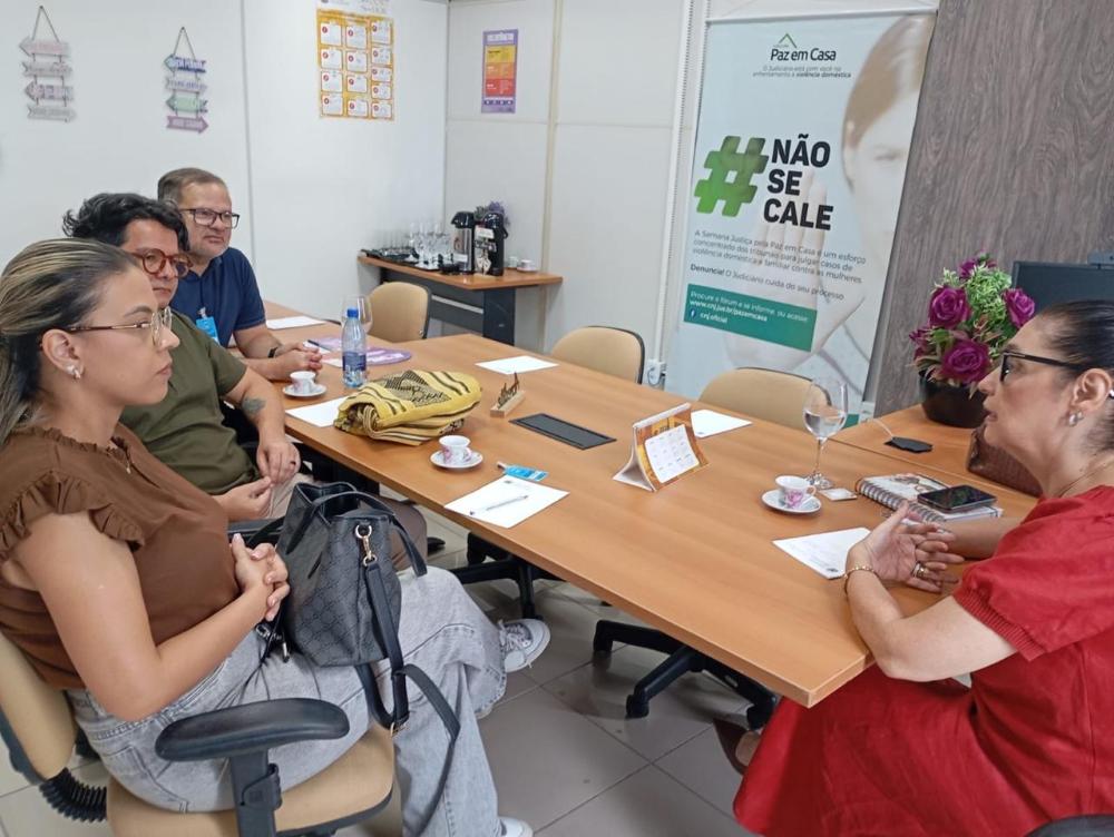 Visitas institucionais fortalecem ações da Comul/TJPB contra a violência doméstica e o feminicídio&nbsp;